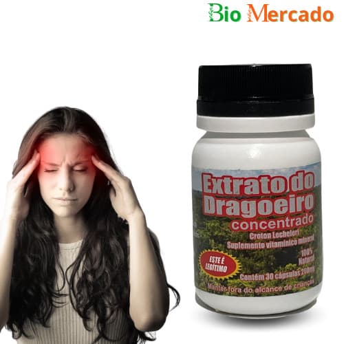 3 Frascos Extrato De Dragoeiro C/ 30 Cápsulas Original 500mg