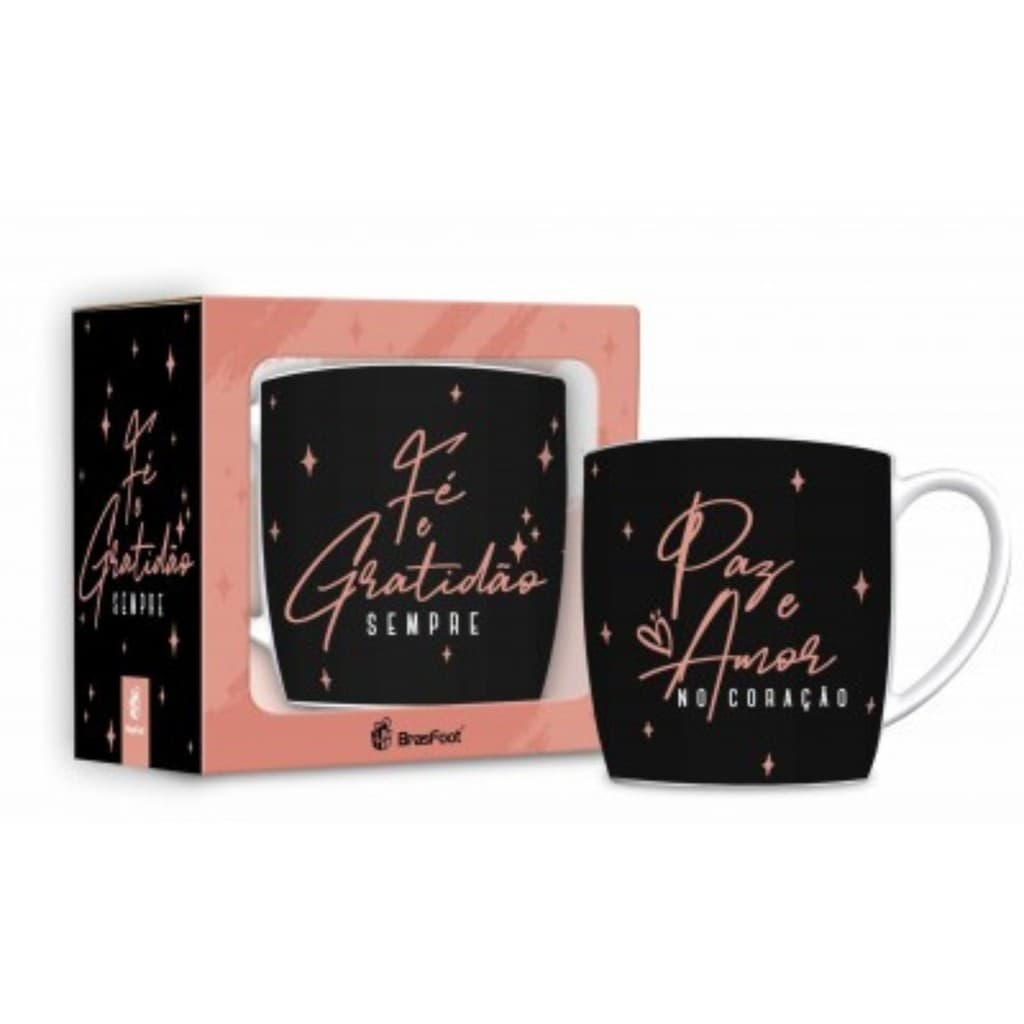 Brasfoot Caneca Fe E Gratidao