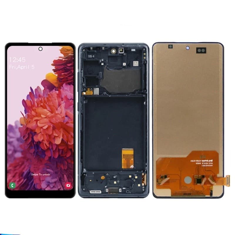 100% Nova S20 FE Display Compativel G780 SM-G780F/DSM Frontal Incell Touch Tela Lcd Com Aro