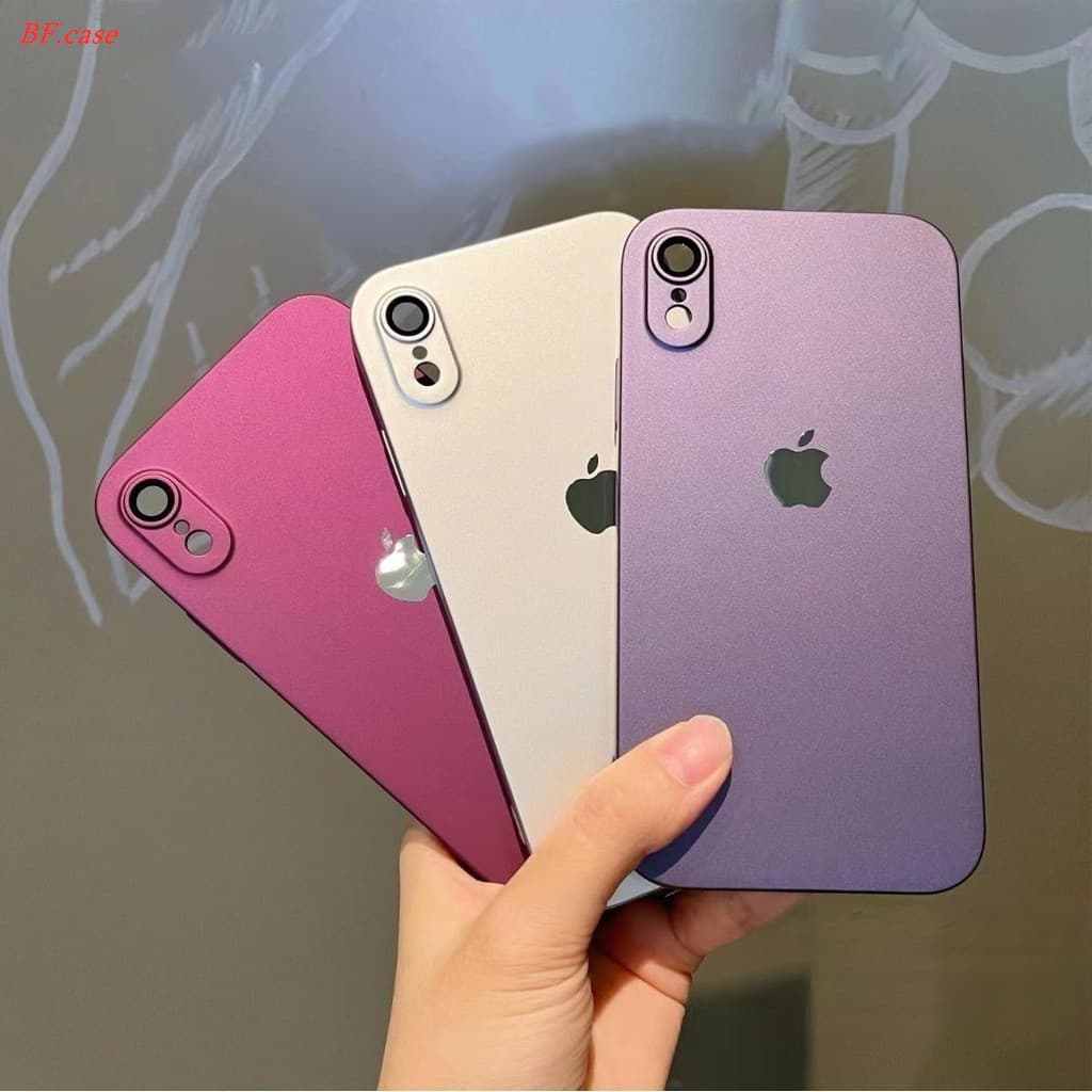 Capa Protetora Quadrada Ultrafina Para PC À Prova De Poeira Iphone XR 7Plus 13 12 11 Pro Max