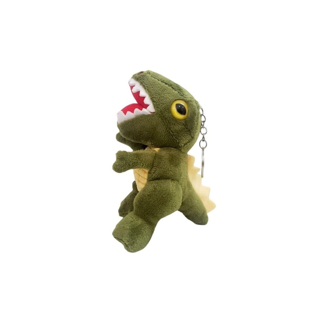 Chaveiro De Pelúcia Fofinho Dinossauro Tiranossauro 14cm