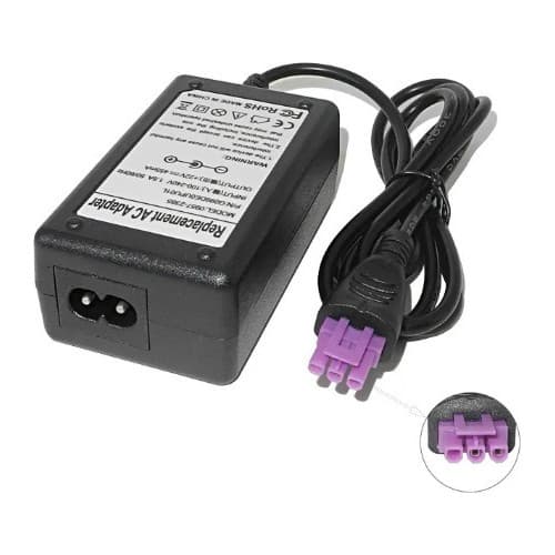 Fonte P/ Impressora Hp Pino Roxo 22v 455ma - 2540 2545 Cabo