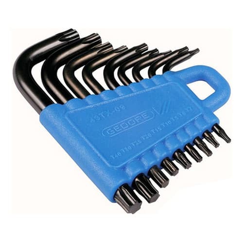 Jogo De Chaves L Perfil Torx 43TX-09 9 Peças Gedore