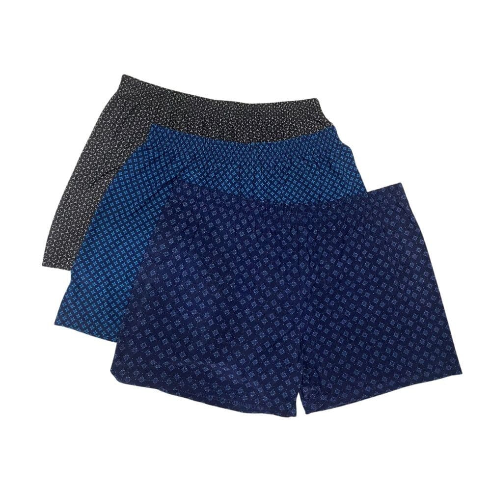 Kit 3 Samba Canção Estampado Short Dormir Liganete Fresquinho Masculino Adulto