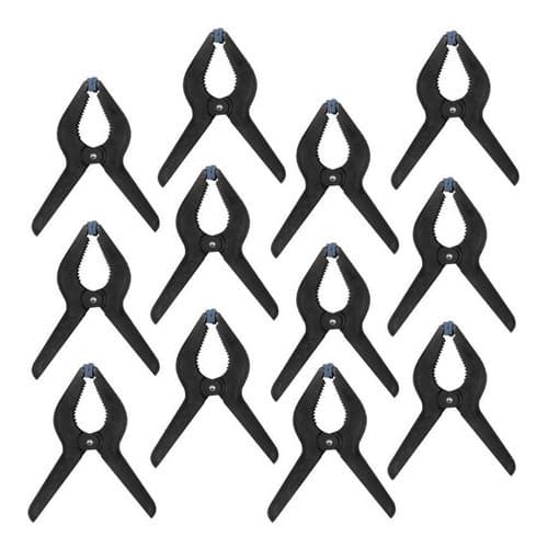 Kit 24 Grampos Nylon Multiuso Para Estúdio Fotográfico 3