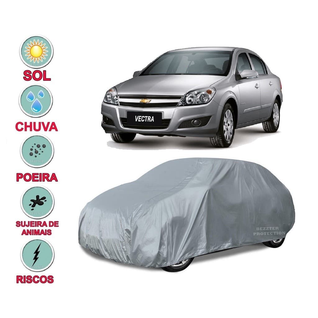 Capa cobrir carro Vectra Sedan 100% Impermeável Proteção Total Bezzter Protection