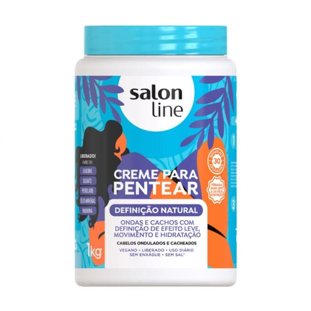 CREME PARA PENTEAR SALON LINE DEFINIÇÃO NATURAL 1KG