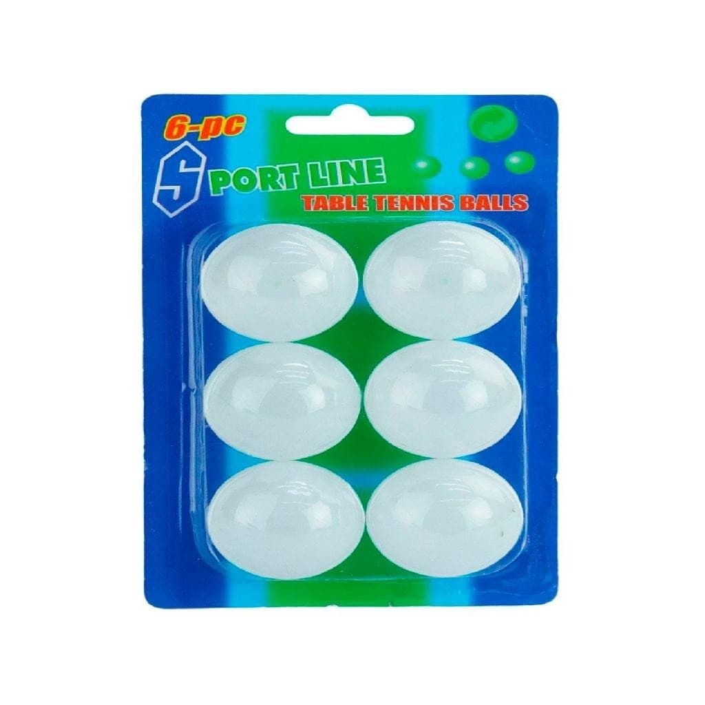 06 Bolinhas Bolas Ping Pong 4cm Tenis Mesa