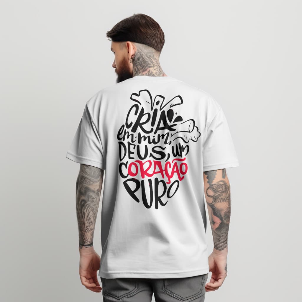 Camiseta Jesus Oversized Streetwear Masculina Algodão 30.1 Premium Camisa Cristã