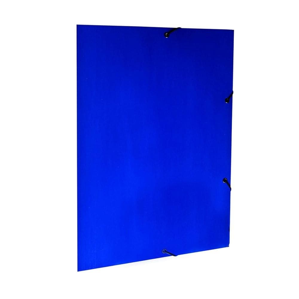 Pasta Aba Elástico Delloplex 35x24cm Fina Azul Dello