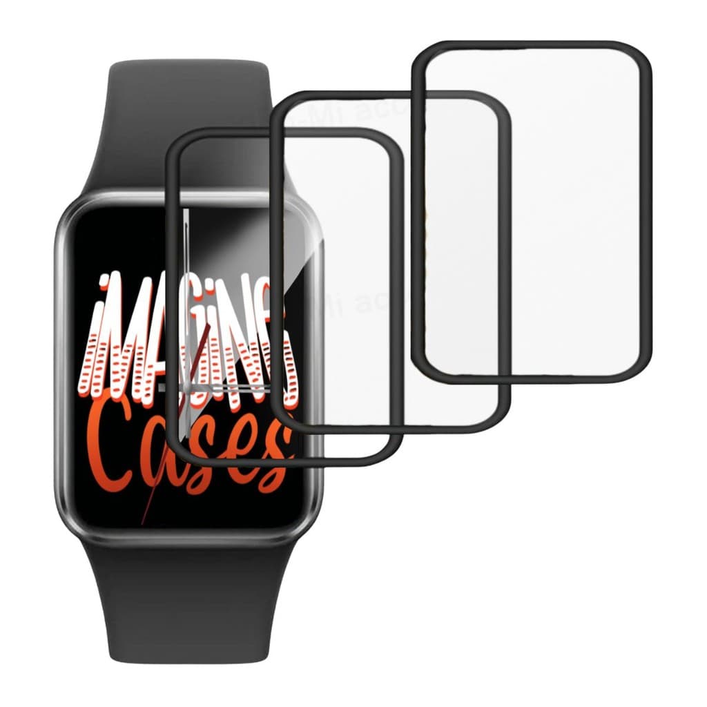 Kit 3x Película Nano 3D Borda Reforçada Para Mi Band 9 Pro