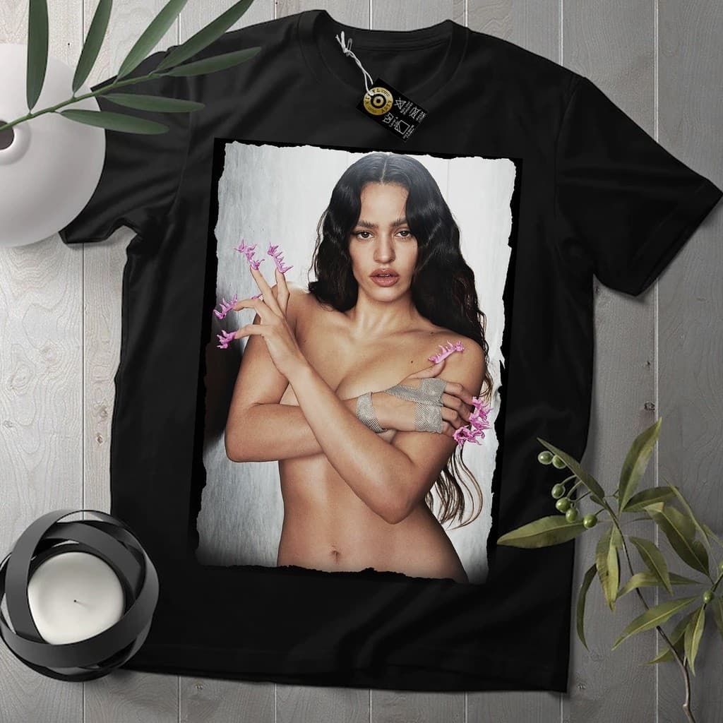 Camiseta Cantora Rosalía Camisa Cantora Rosalía top ! font t-shirt