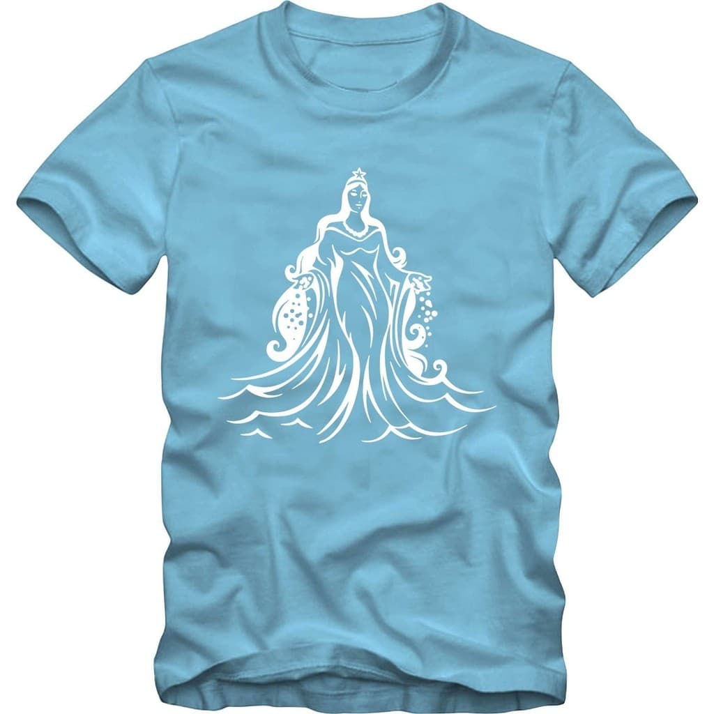Camiseta Masculina Plus Size Iemanjá Orixá Umbanda Candomblé Manga Curta Confortável G1 G2 G3.