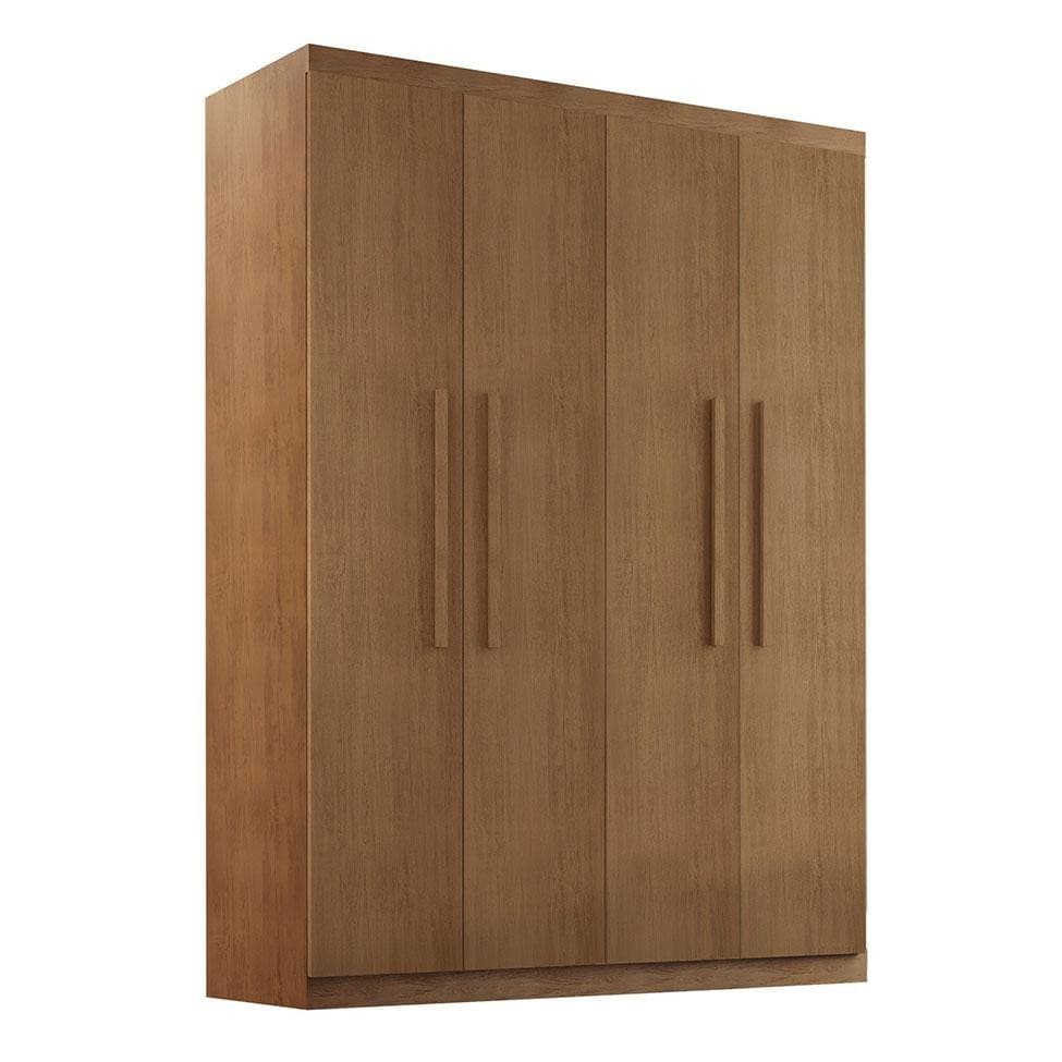 Guarda-Roupa Casal Malibu 4 PT 2 GV Imbuia