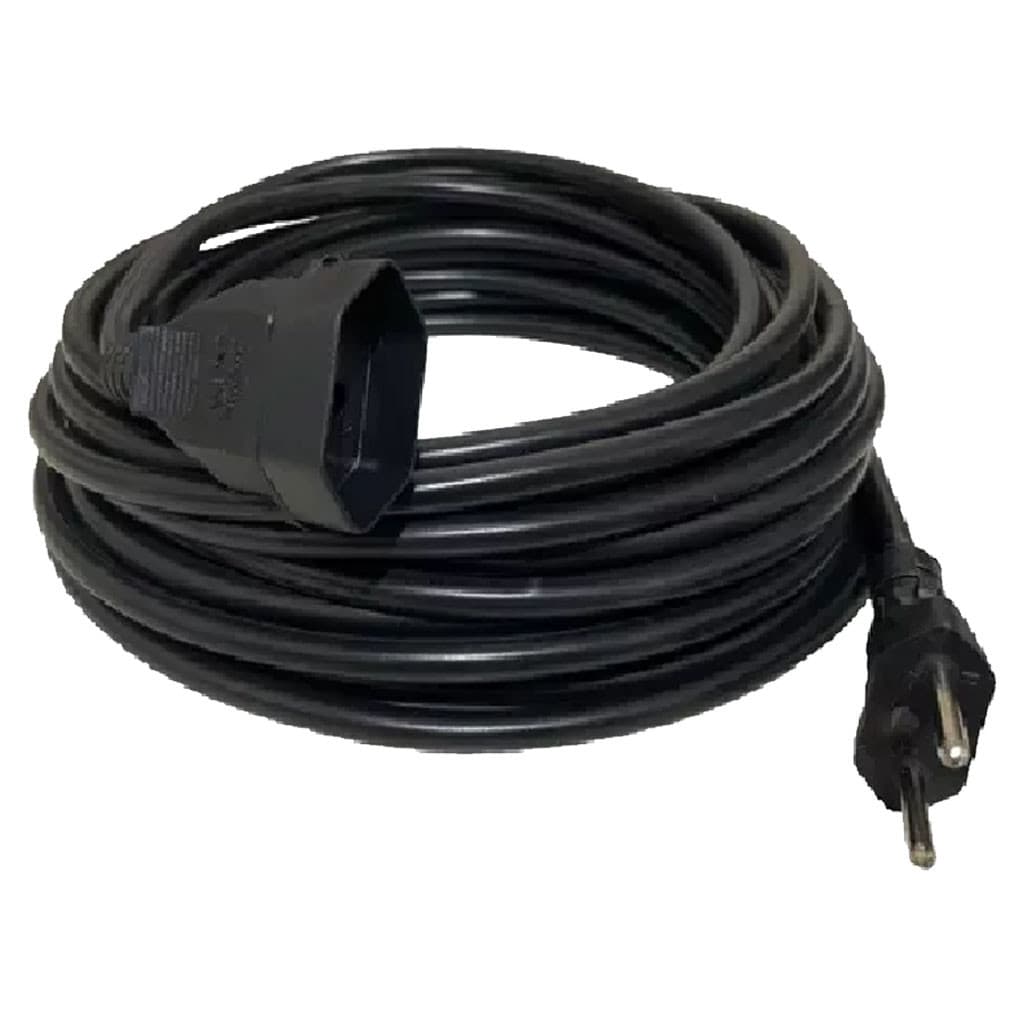 Extensão Elétrica 1.5 Metros 10a Prolongador Cabo Pp2x2,5mm Plug Bipolar Injetado