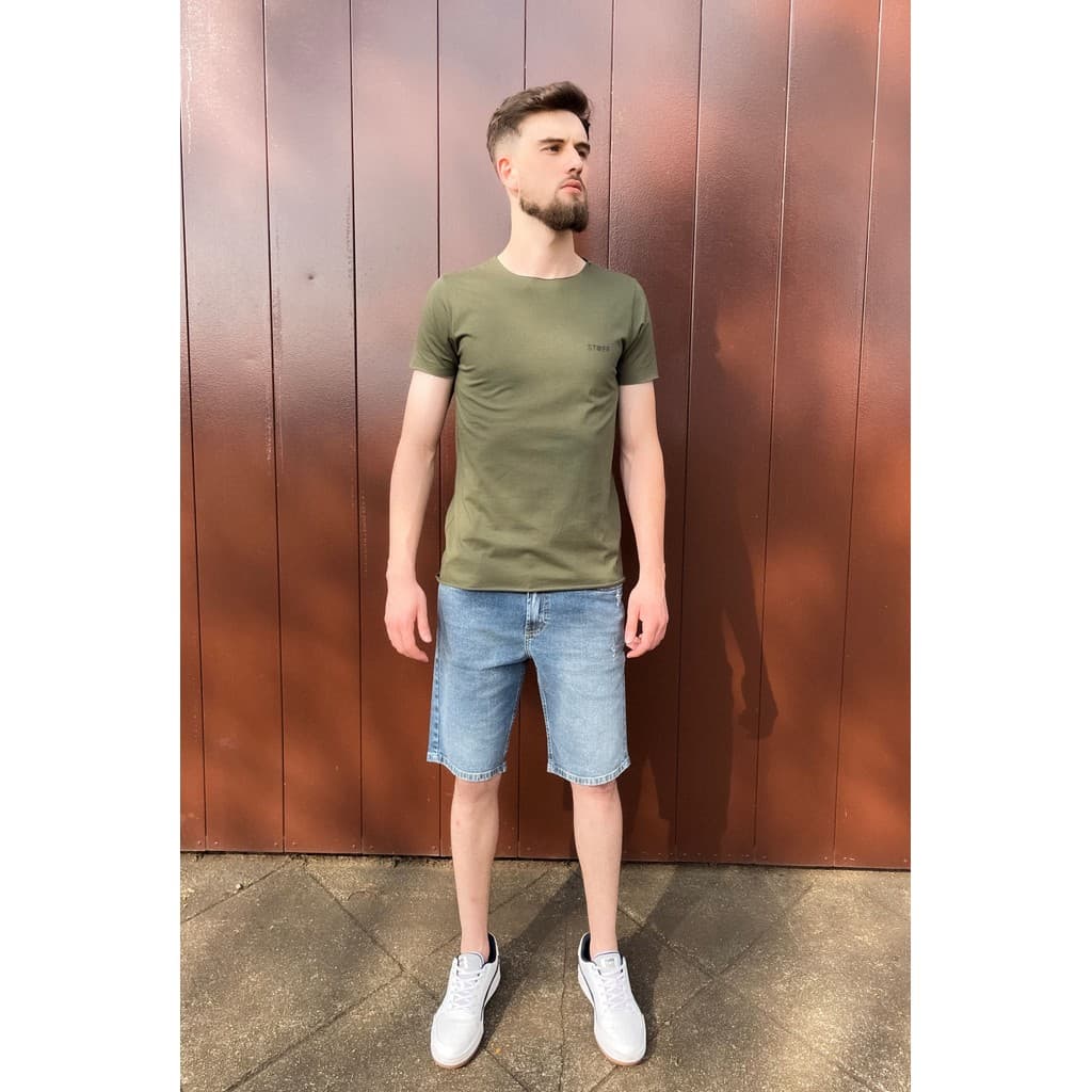 Bermuda Masculina Slim Jeans Azul – Estilo e Conforto para o Dia a Dia