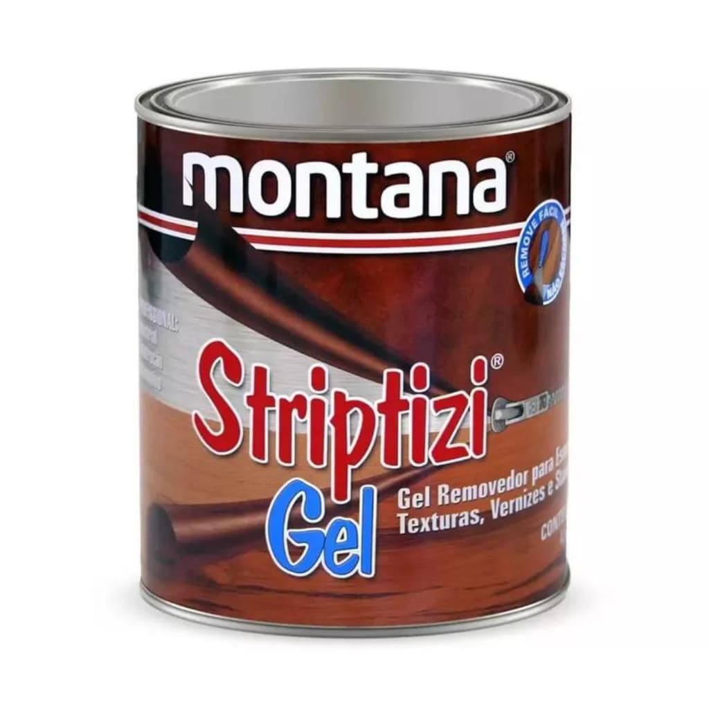 Gel Removedor de Esmaltes Texturas Vernizes e Stains Striptizi Montana 1kg e 4kg - Eficaz e Rápido