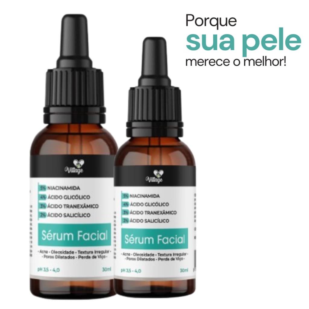 Kit 2x Sérum Clareador vittage 30ml