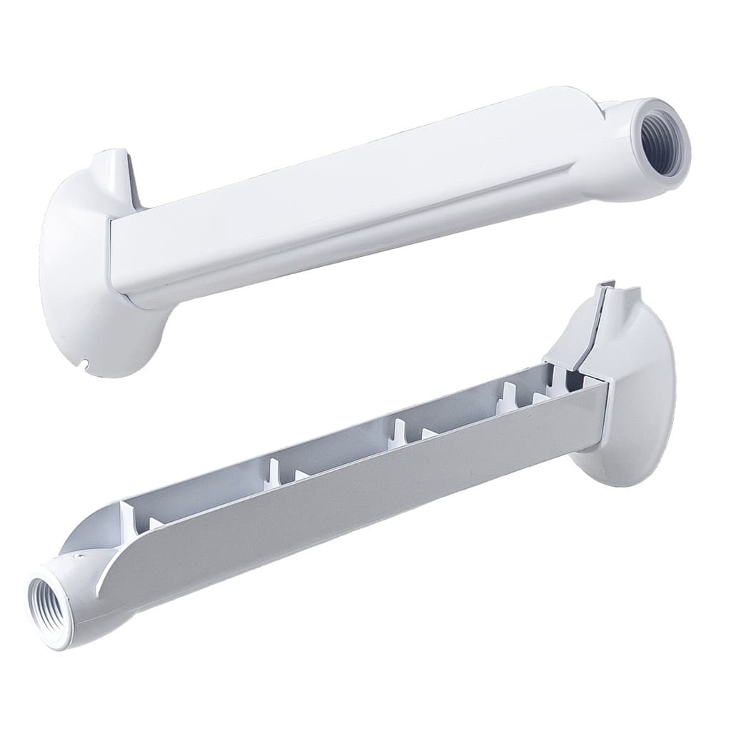 Cano para Chuveiro PVC 30cm Zagonel - Branco