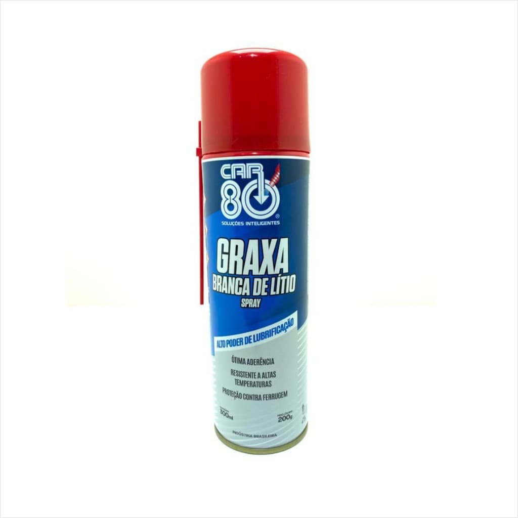 Graxa Branca De Lítio Spray 300ml Car80
