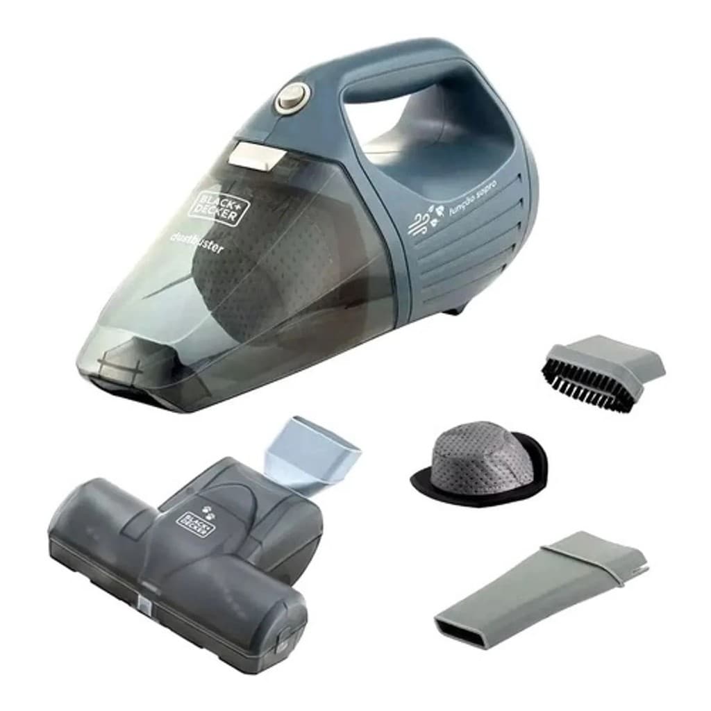 Aspirador de Pó de Mão Extrator Black+Decker Elétrico Portátil Função Sopro com Bocal Turbo