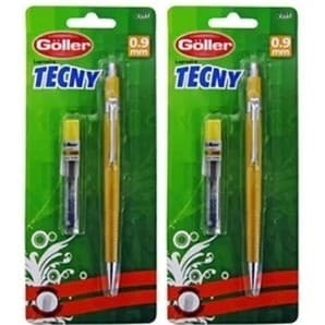 Lapiseira 0,9mm Com Borracha e Grafite Kit com 2 Unid Göller Tecny