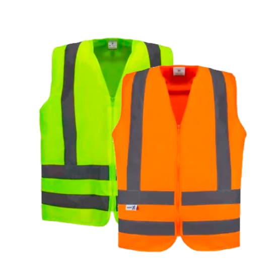Colete Refletivo Kalipso sem Bolso Laranja ou amarelo Fluorescente