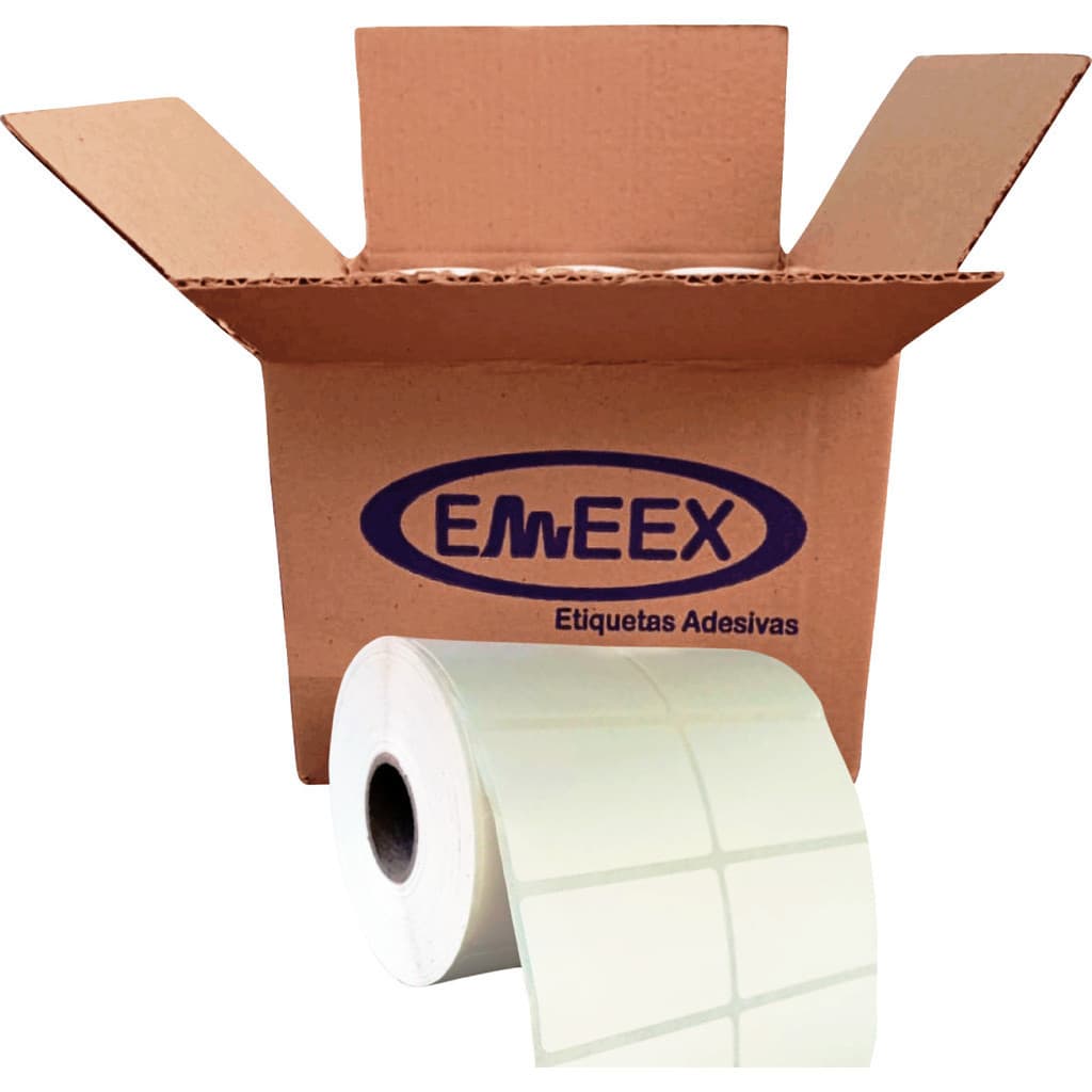 Etiqueta 40x25 Térmica Impressora Zebra, Elgin, Argox 10 Mil - 5 Rolos