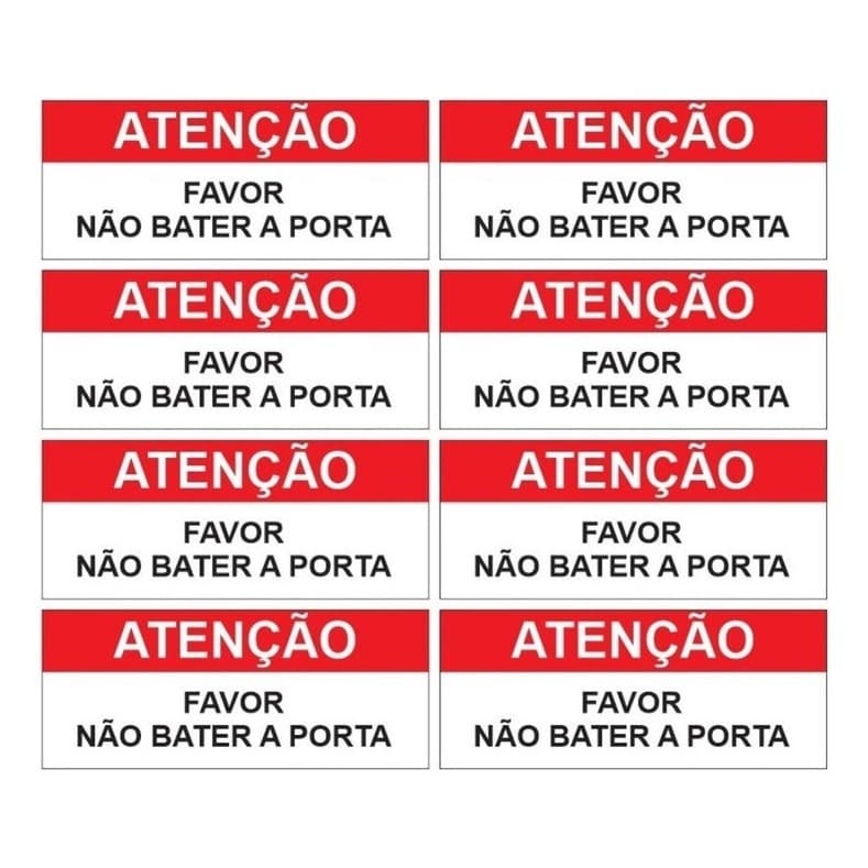 Kit Com 8 Adesivos Não Bata A Porta, Taxi, Uber, 99, Motorista Adesivo Para Carro