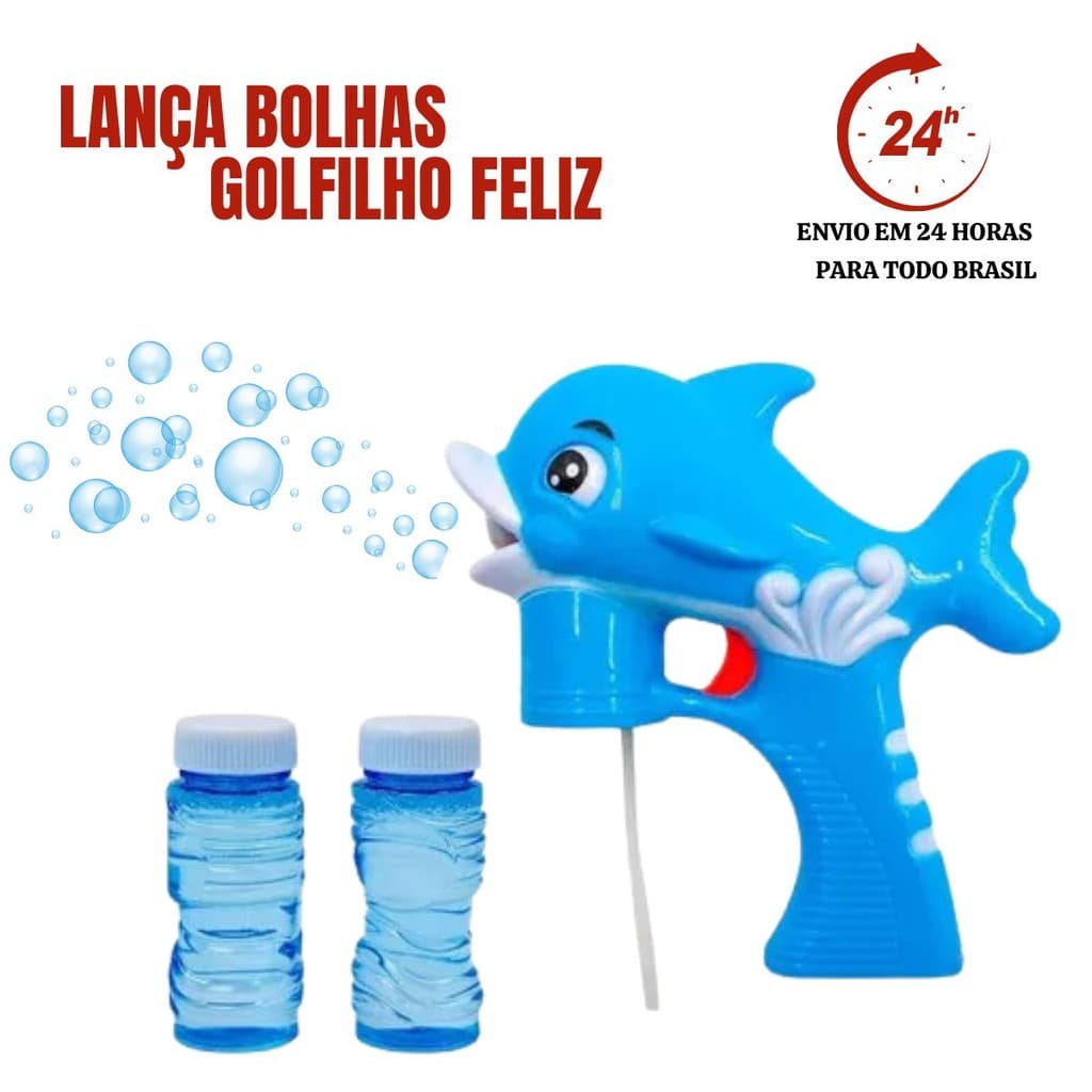 LANÇA BOLHAS GOLFINHO FELIZ