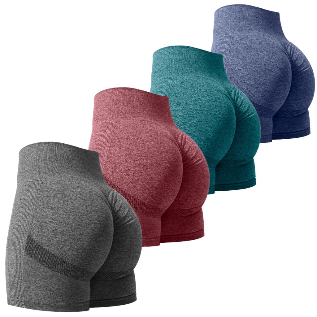 Kit 6 Short Feminino para Academia Short Fitness Legging Feminino Levanta Bumbum Para Academia