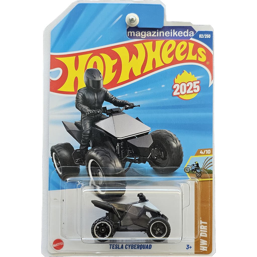 Quadriciclo Hot Wheels TESLA CYBERQUAD HYW31 Preto HW DIRT
