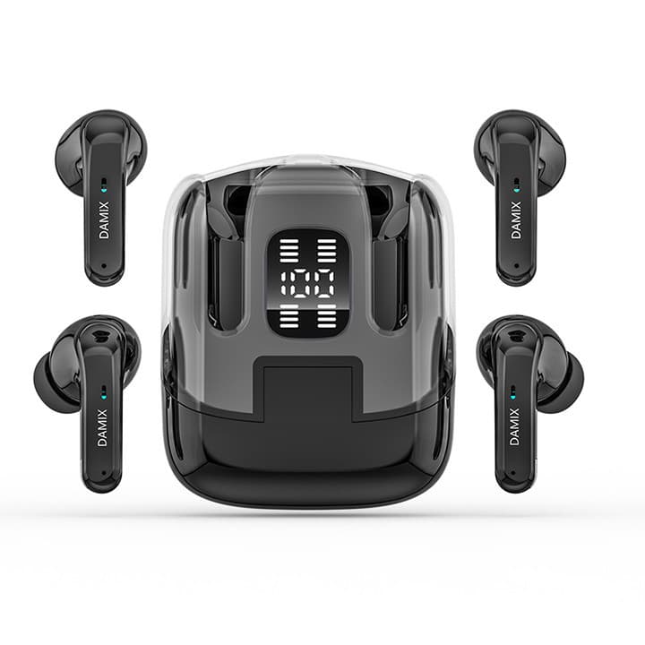 2024 Novo DX-16 Casal Duplo Dois Pares Fones De Ouvido Audifonos Bluetooth 5.5 Sem Fio Cancelamento De Ruído