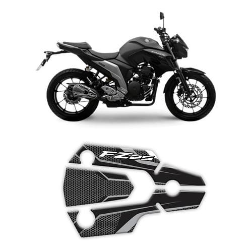 Adesivo Protetor Escapamento Moto Yamaha Fazer Fz25 Resinado