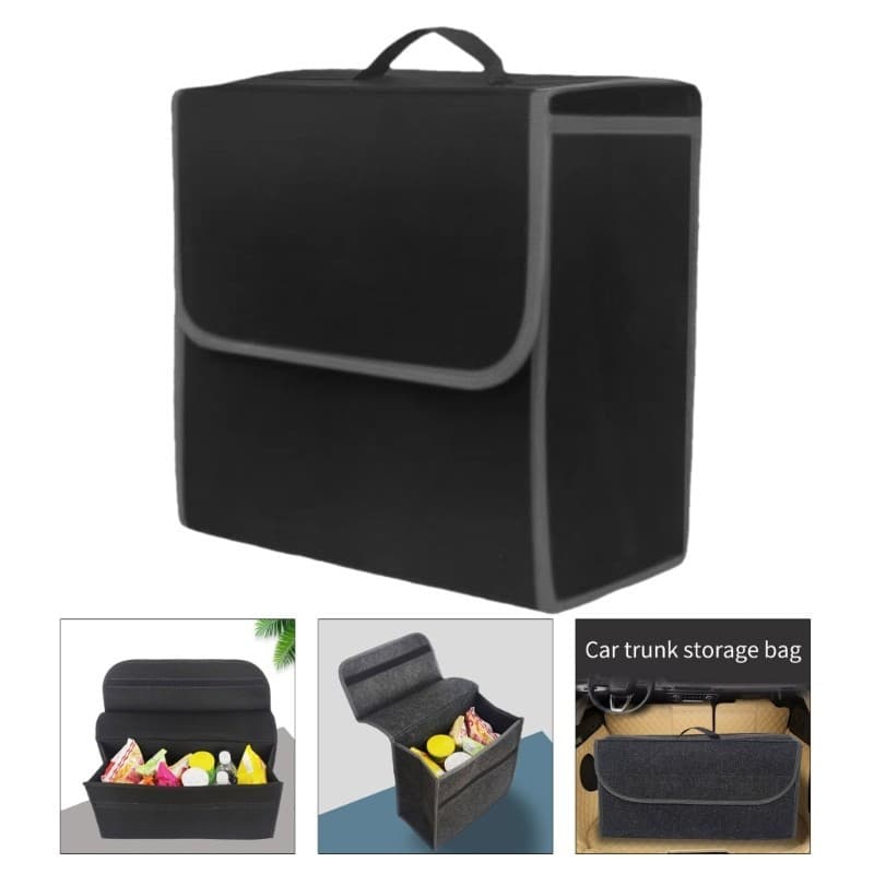KIN Armazenamento De Porta-Malas De Carro , Organizador De Vários Bolsos , Prático , Acessório Bolsa Organizadora Para M