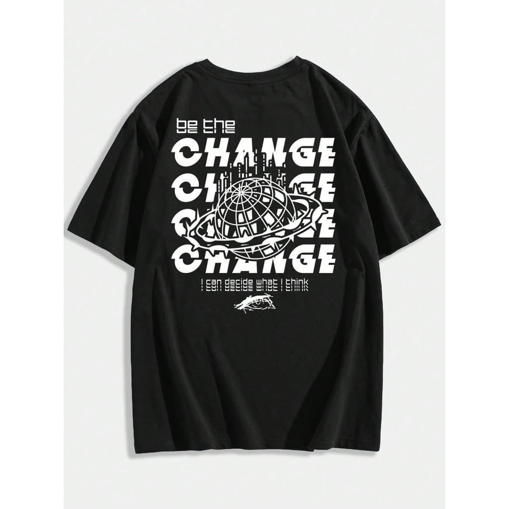 Camiseta Unissex 100% Algodão Be the Ohange Streetwear Lançamento Envio Hoje Infantil Ao Plus Size!!