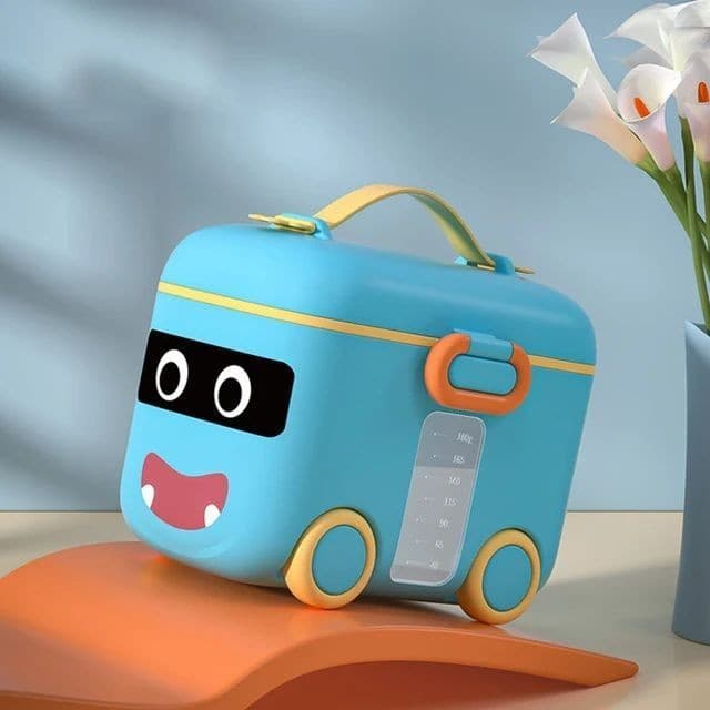 Porta Leite em Pó para bebe Infantil Com Dosador e Nivelador capacidade para 400g Livre de BPA milk