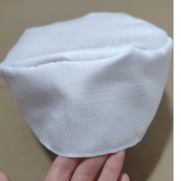 Ekete / Equete / Filá / Quepe Umbanda Candomblé Ráfia Branco