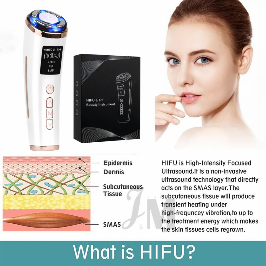 Mini Hifu 4 original ultrasonic Micro-Focus 2 Faca Ultrassônica Para Massagem anti-Envelhecimento