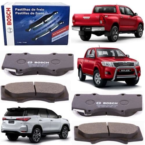 Pastilha De Freio Dianteira Hilux Srv Sw4 2012 2013 2014 2015 2016 2017 2018 2019 2020 A 2025  Bosch