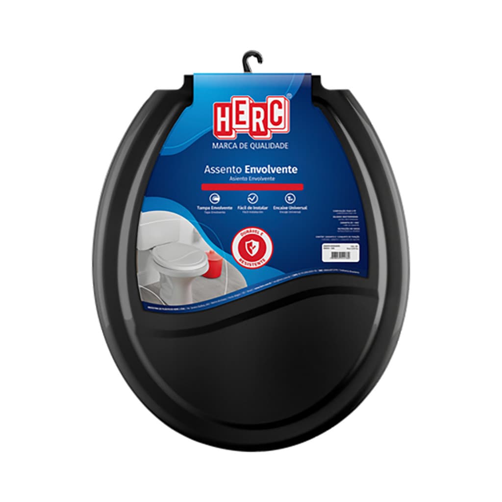 Assento Sanitário Com Tampa Envolvente Herc