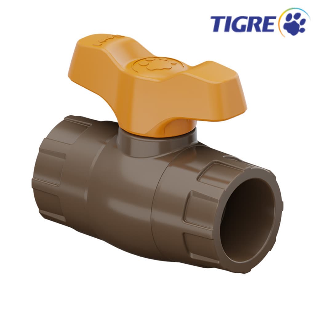 Registro Esfera Tigre Soldavel Compacto 32mm 1 PVC Água Válvula Tubulação Original