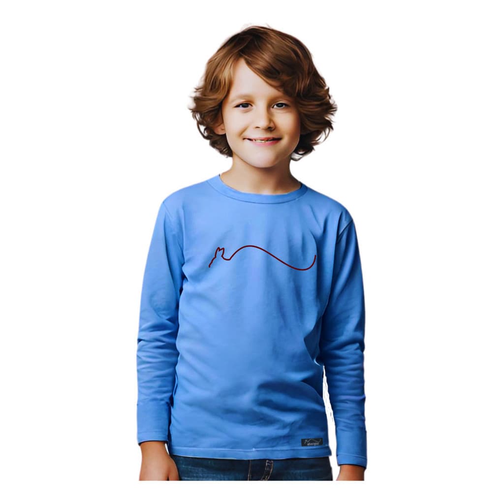 Camiseta Infantil Manga Longa 100% Algodão Aborigine Store