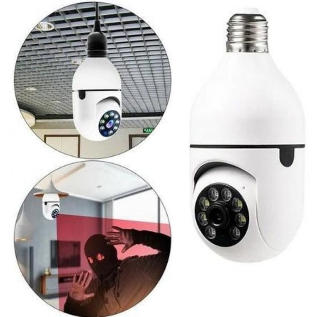 LampCam - Camera de Seguranca Lampada Inteligente Wifi 360