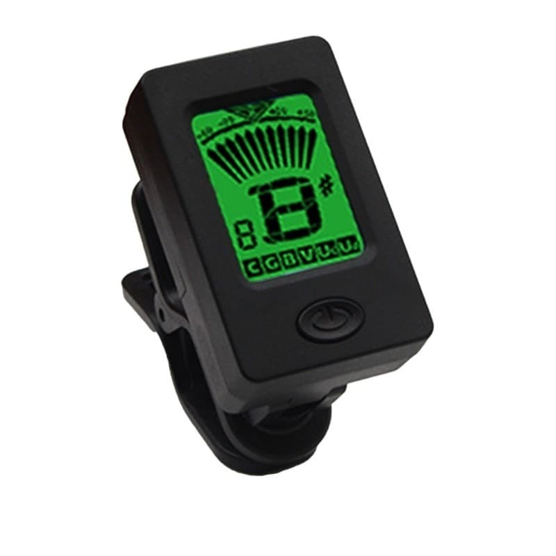 Afinador Guitarra Clip On Elétrico Digital Rotações 360 Graus E Display LCD Metrônomo Para Ba