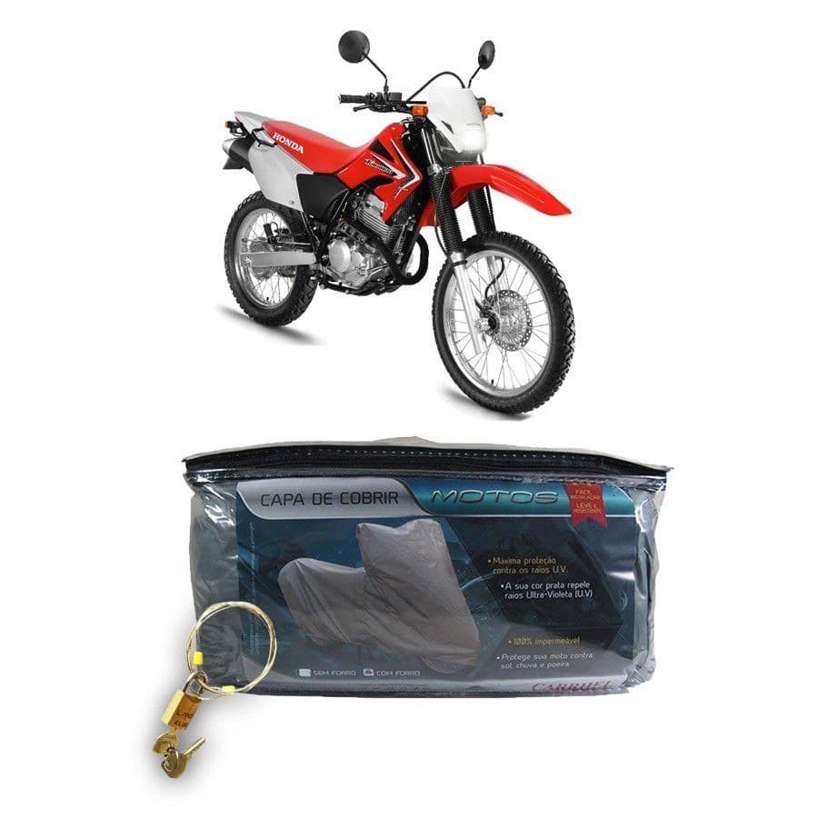 Capa com cadeado para cobrir HONDA XR 250 Tornado M(205)