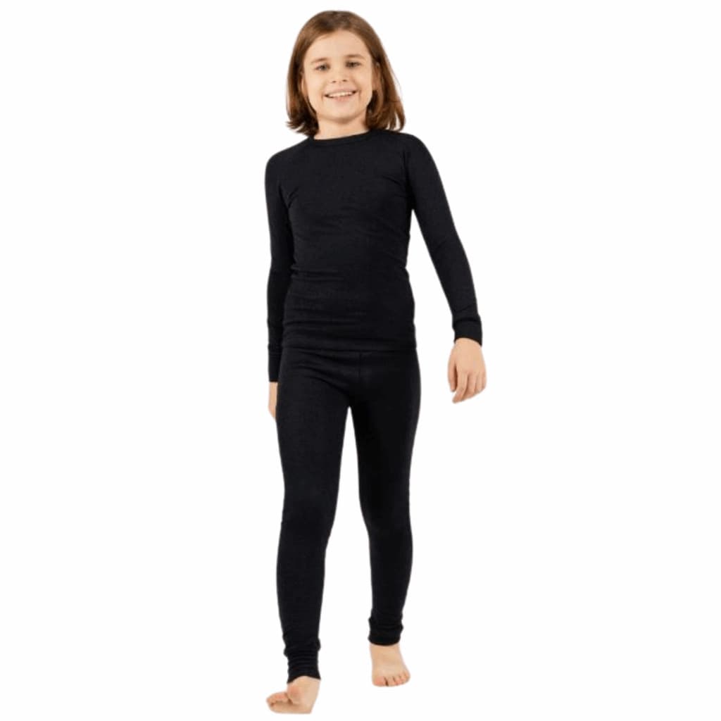 Conjunto Infantil Térmico Peluciado Unissex de Inverno Calça e Blusa