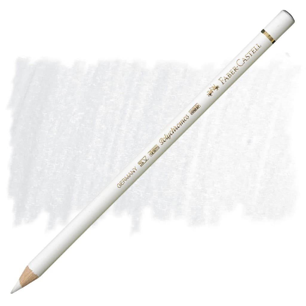 Lápis De Cor Faber-castell Polychromos Permanente 101 Branco