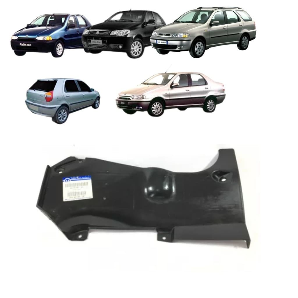 Defletor Lateral Inferior Esquerdo Palio 96/12 Original Fiat