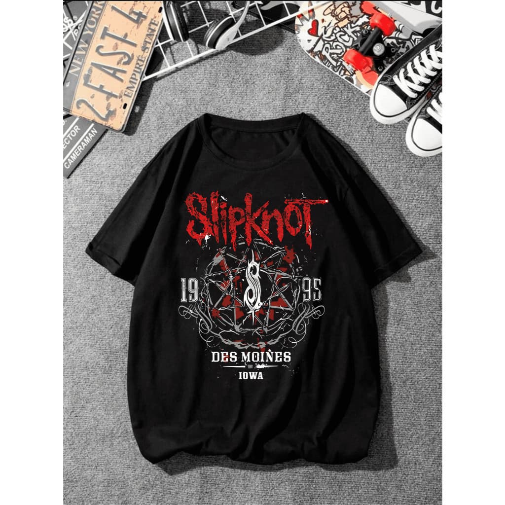 Camisa Básica Slipknot Banda De Rock Camiseta Lançamento 100% Algodão - Envio Imediato - Big Vest